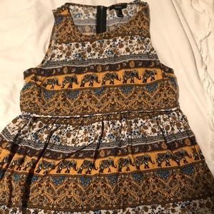 Elephant bohemian dress